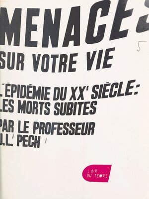 cover image of Menaces sur votre vie